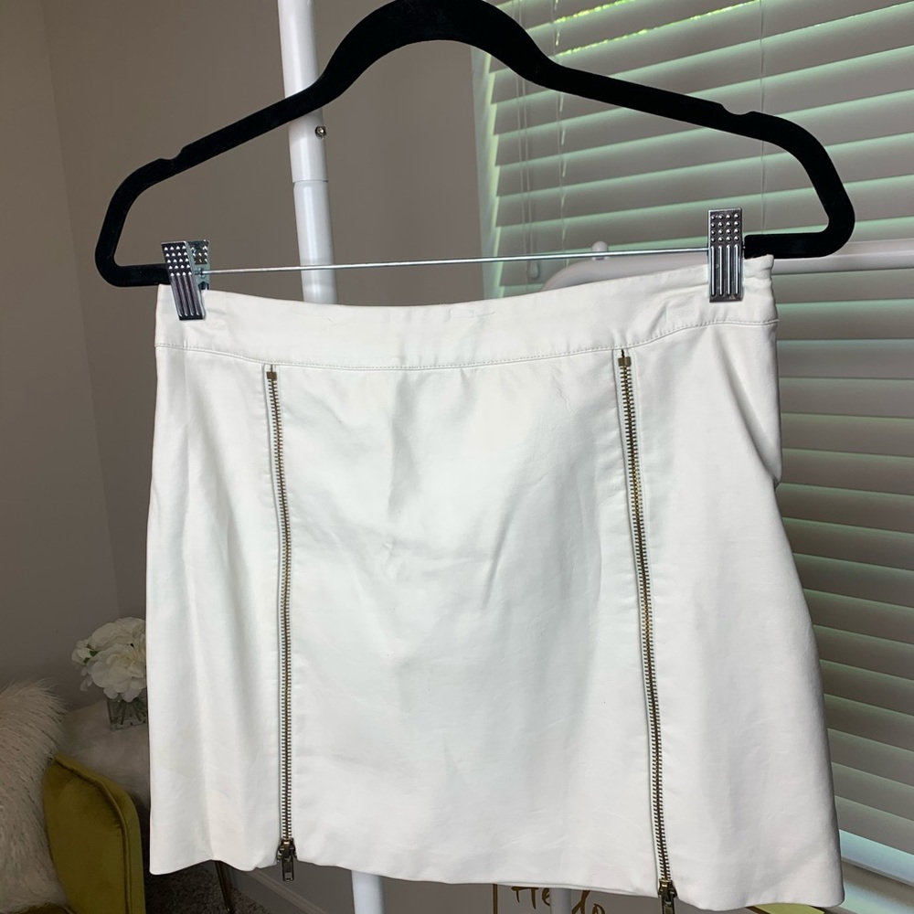 Leather Mini Skirt